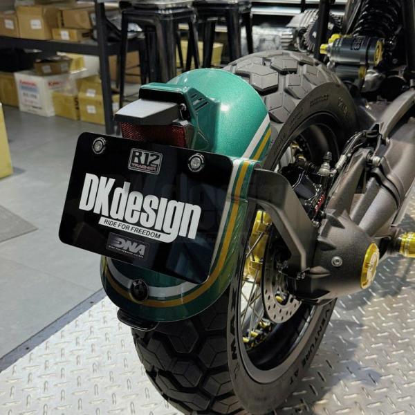 BMW R12nineT/R12S リアマッドガード ライセンスサポート