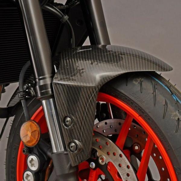 【美品】YAMAHA MT-09 ABS フロントフェンダー MT-09/SP フロントフェンダー ドライカーボン SPEEDRA : モトパーツ