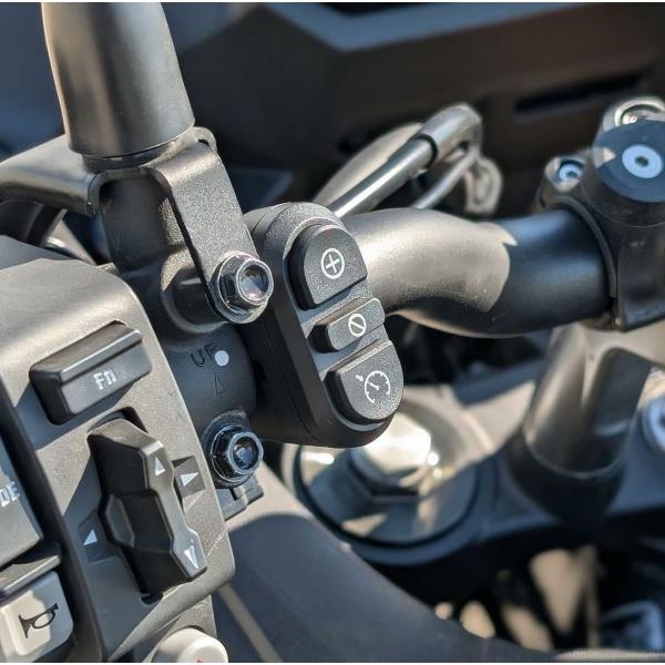 ベリディアンクルーズ 後付けクルーズコントロールキット用3ボタンクランプスイッチ Veridian Cruise