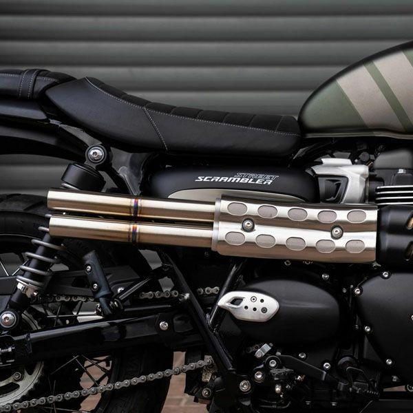 トライアンフ スクランブラー900 マフラー トライアンフ ストリートスクランブラー 900 17〜24 ショットガン