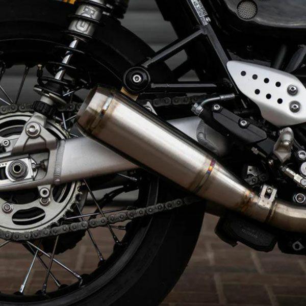 トライアンフ スラクストン 1200 R/RSスリップオンマフラー HITCHCOX