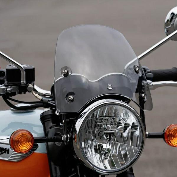 アサヒ風防　ボンネビルT120装着 アサヒ風防 ボンネビルT120装着 ボンネビルに取り付けた旭風防の