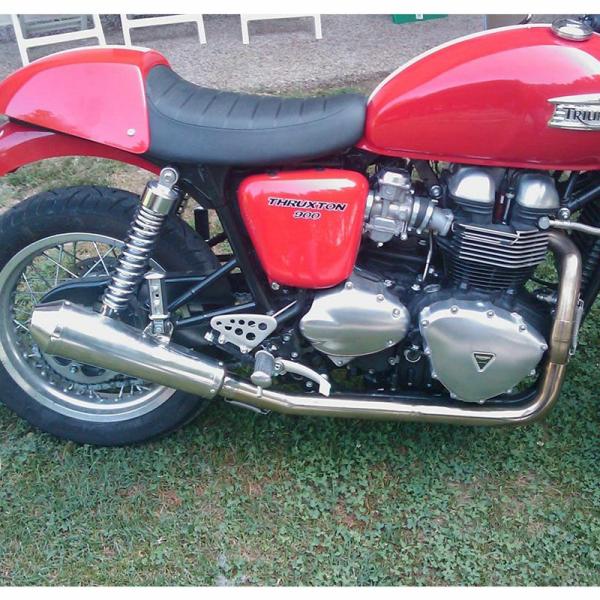 トライアンフ 空冷スラクストン ステンレス2in1 Tromb フル