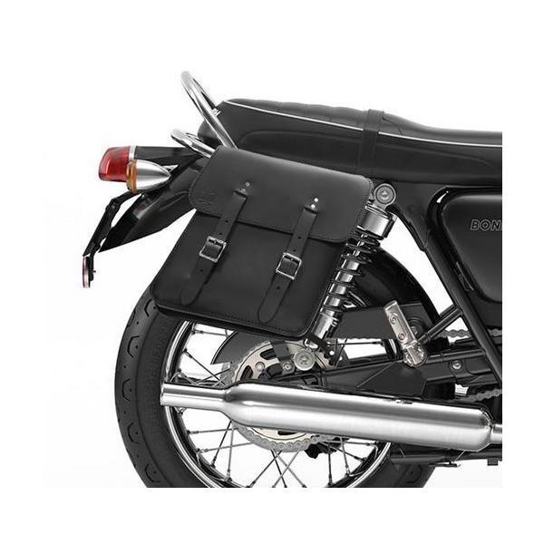 トライアンフ ボンネビルT100/T120 ソロサイドバッグ右側 本革
