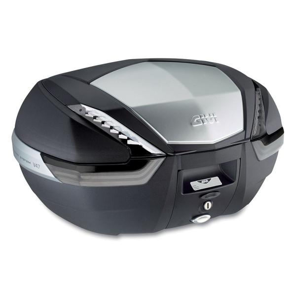 GIVI ジビ　B27N2D モノロックケース スモークリフレクター付属品つき ジビ(GIVI) MONOKEY トップケース V47 アルミ+スモークリフレクター