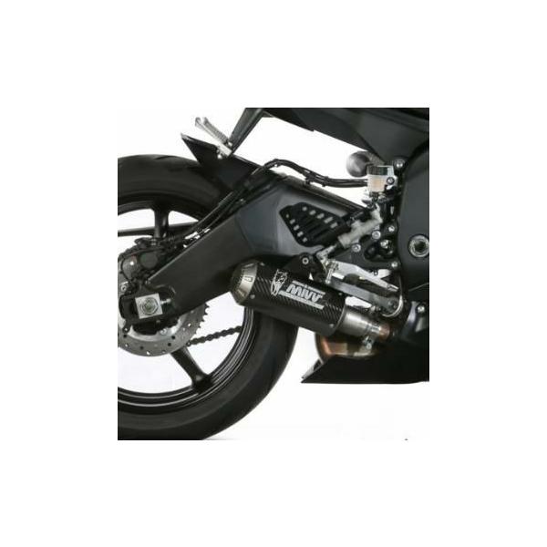 MIVV スリップオンマフラー MK3 カーボン YAMAHA YZF-R6 (2017-2021