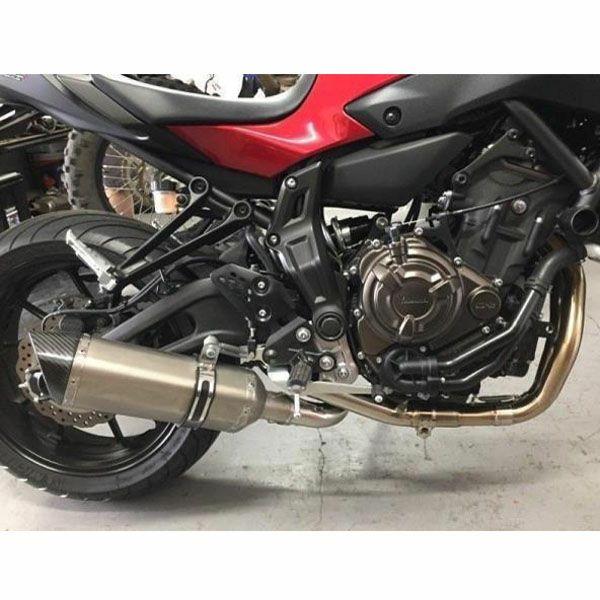 MT-07/XSR700 14-22 ステンレス フルエキゾーストマフラー Vandemon