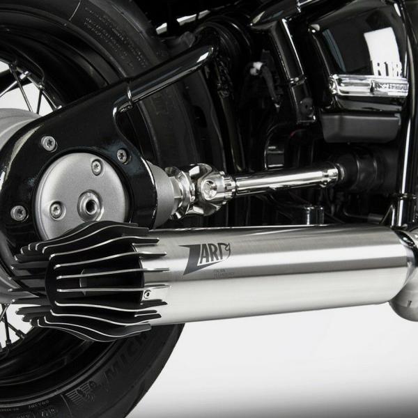 BMW R18 フルエキゾーストマフラー レース用 ステンレス サテン ZARD