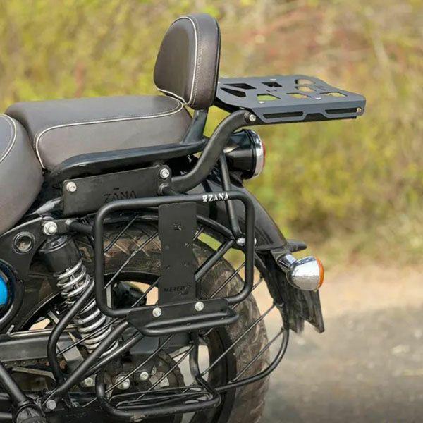 キャンプセットです ロイヤルエンフィールド メテオ 350 トップケースプレートラック