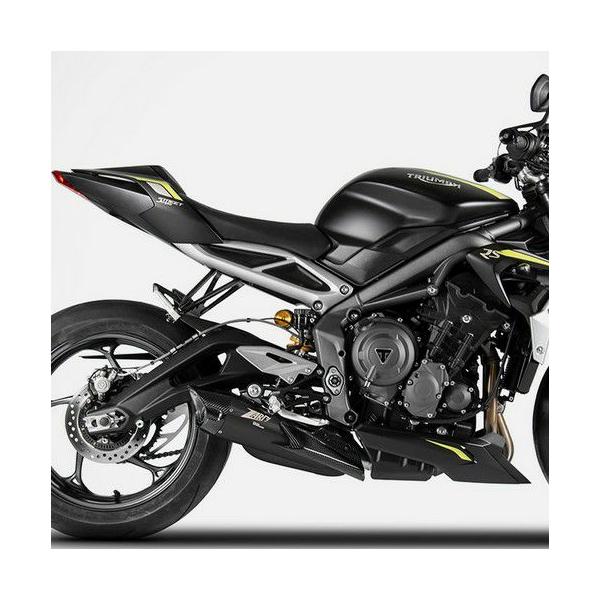 ストリートトリプル765 20-22 スリップオンマフラー ステンレス