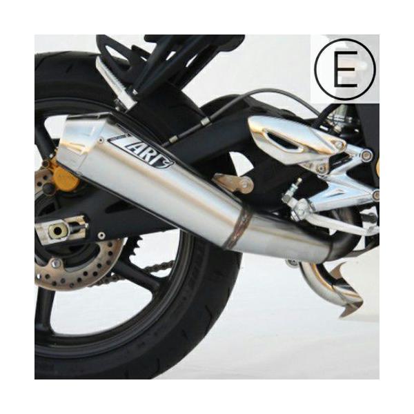 専用です。 ストリートトリプル675 07-12 スリップオンマフラー サテン Eマーク