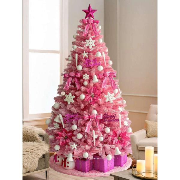 ピンククリスマスツリー 180cm おしゃれ セット クリスマス