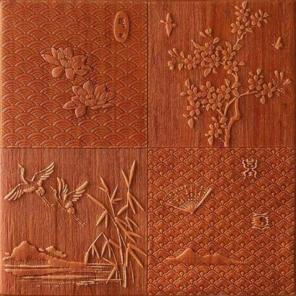 A14100 50�� 70cm×70cm �w�i�� 3D���̃����K�͗l�ǎ� �h�� �����h�~ �J�r�h�~