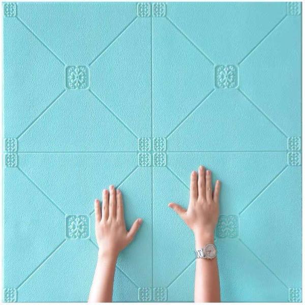 A33913 50�� 70cm×70cm �w�i�� 3D���̃����K�͗l�ǎ� �h�� �����h�~ �J�r�h�~