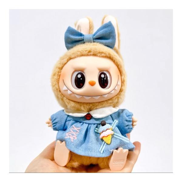 ラブブ本体＋洋服（ワンピース、リボン　バッグ）3点セット ラブブ本体＋洋服（ワンピース、リボン バッグ）3点セット