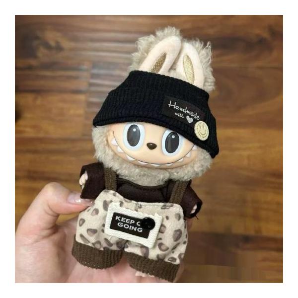 新品3点セット labubuラブブぬいぐるみ服17cm着せ替え着ぐるみ