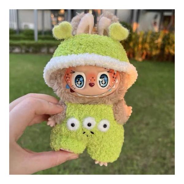 新品2点セット labubuラブブぬいぐるみ服17cm着せ替え着ぐるみ