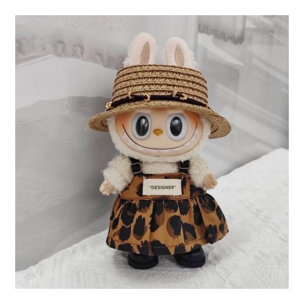 新品3点セット labubuラブブぬいぐるみ服17cm着せ替え着ぐるみ : 夢