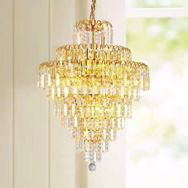 シャンデリア 天井ランプ モダン LED クリスタル レインドロップ