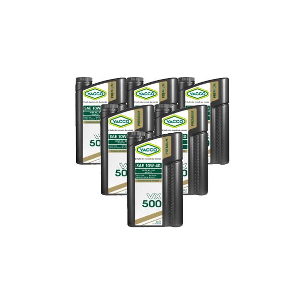 YACCO ポイント10倍！ お得な6本セットです YACCO VX-500 10W-40