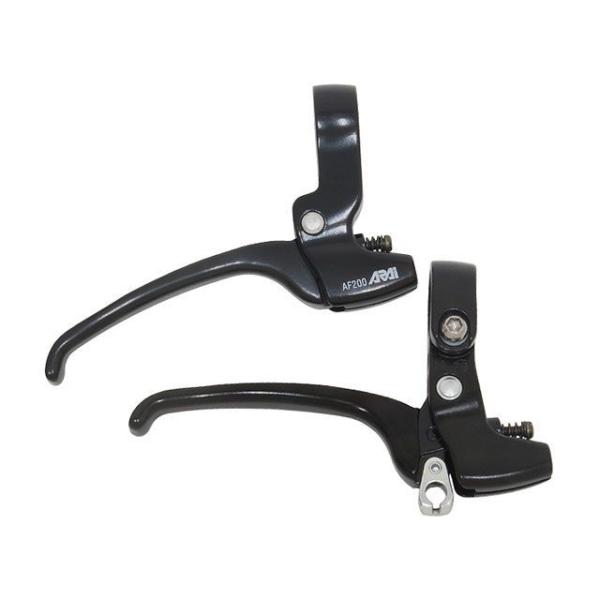●メーカー名：アライ（自転車） / Arai(アライ)●商品名：AF200 アルミブレーキレバー ブラック（ブラック）メーカー品番：AF200JANコード：4510676834022ブラック■一般車用ブレーキレバー■アルミニウム製■リーチ調...
