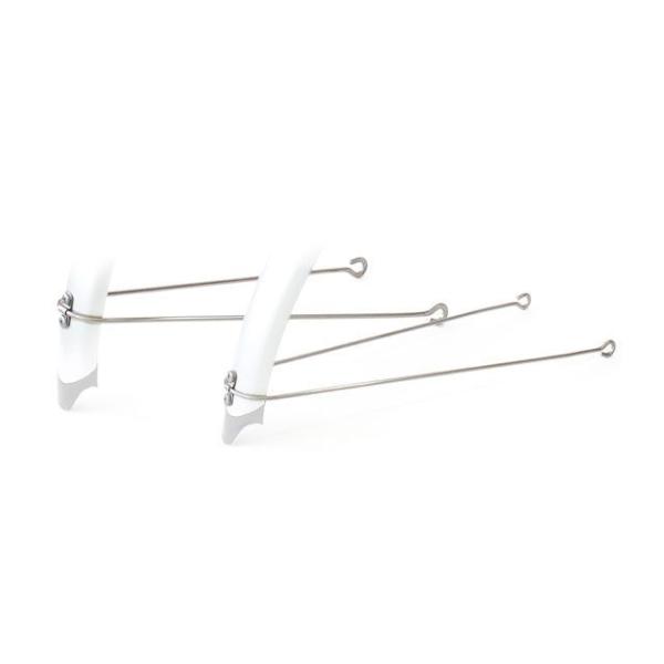 ●メーカー名：浅み製工所（自転車） / ASAMI(アサミ)●商品名：U型泥よけステー（20インチ用）JANコード：4510676902233ステンレス20インチ用取付金具※1ペア（フロント、リア）