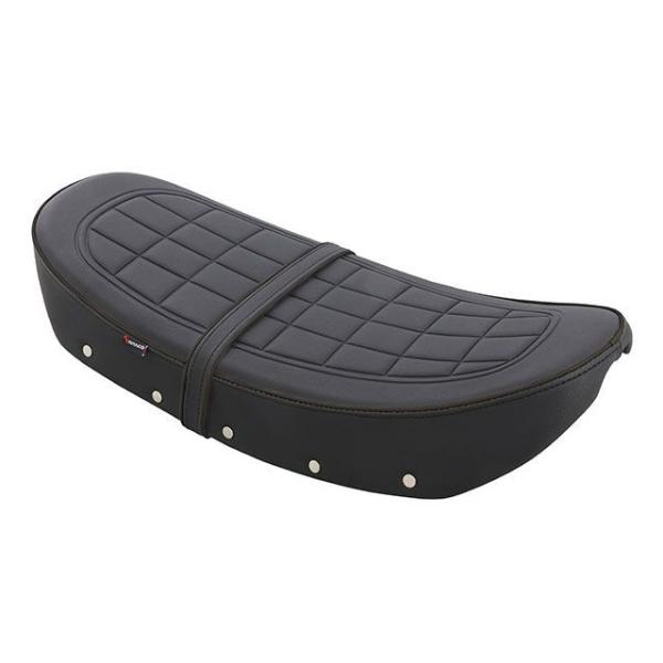 DAX125キタコバナナシート。KITACO KITACO（キタコ） ダックス125 カスタムシート（ブラックパイピング