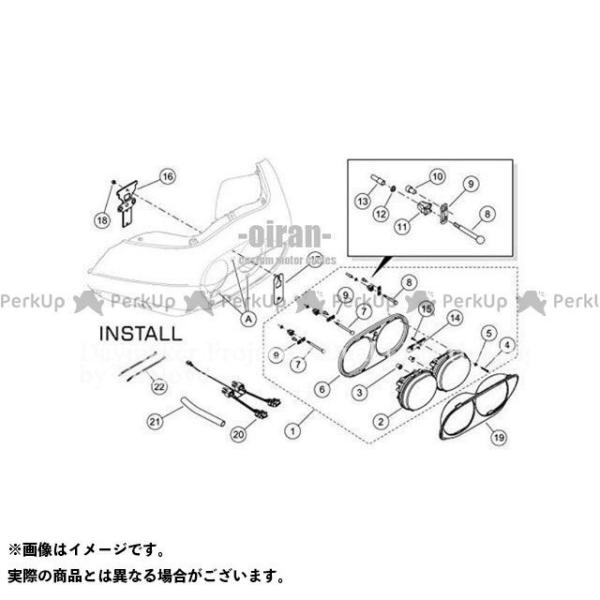 パークアップ店 ロードグライド Fltr オールインレイン Fltr ヘッドライト Alli フェイスパネル付属 プロジェクターledヘッドライト バイク カラー クロームメッキ ロードグライド用