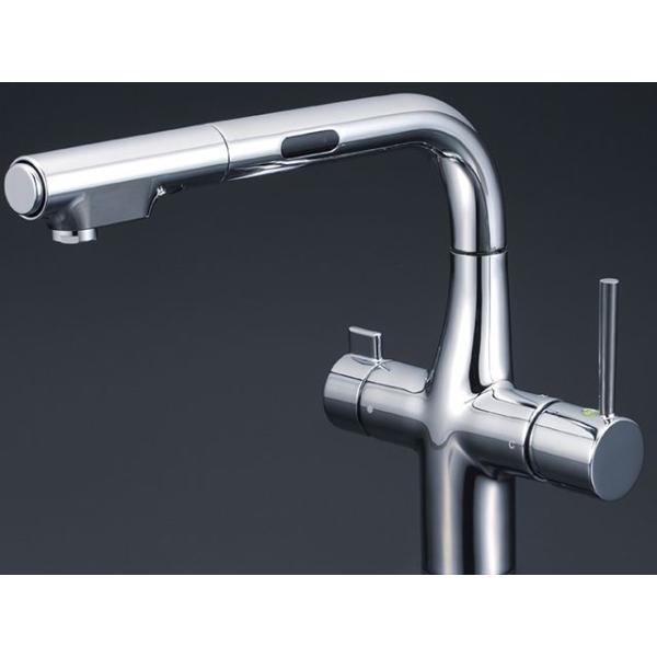 ケーブイケー KM6131SCEC センサー付き浄水器混合栓