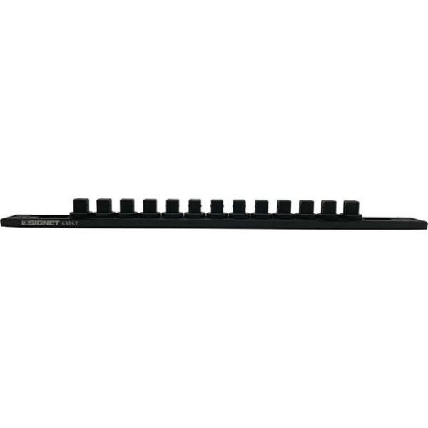 シグネット 68267 1/2SQ スピンロックソケットレール ブラック 13クリップ メーカー在庫あり SIGNET
