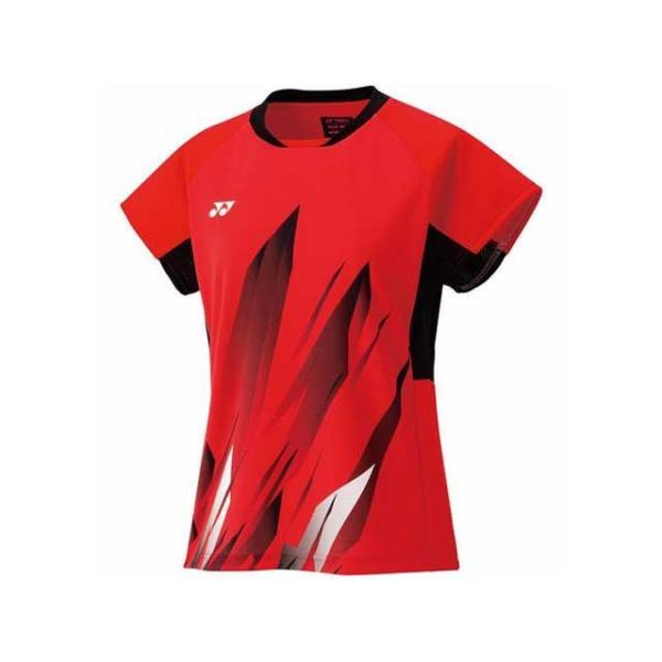 YONEX Tシャツ サンセットレッド スポーツウェア YONEX（ヨネックス） 20885 ウィメンズゲームシャツ（サンセットレッド