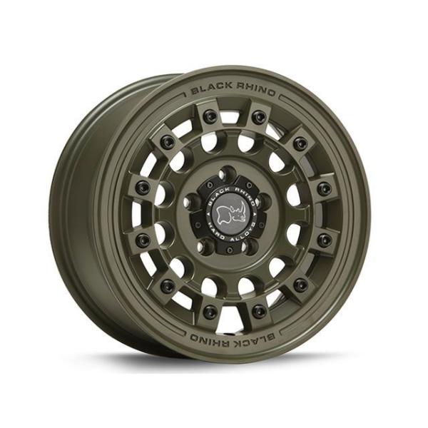 BLACK RHINO BR004 FUJI 17×8 PCD：5×127 インセット：38（OLIVE DRAB GREEN）4本セット BLAC…