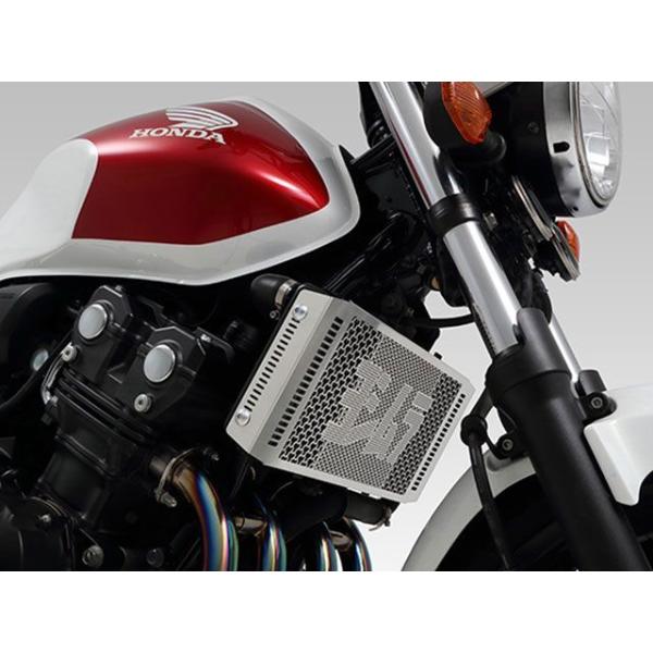 シルバーピーチ バイク 冷却系 トリックスター トリックスター ラジエターコアガード ブラックメッキ CB400SF 08- VHG-111-BM 取寄品 セール 冷却系パーツ TRICK STAR (トリックスター) ラジエターコアガード ブラックメッキ CB400SF VHG-111-BM