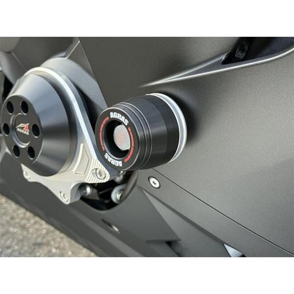 アグラス CBR600RR レーシングスライダーフレームタイプ ジュラコン（R） ホワイト（ロゴ無） AGRAS