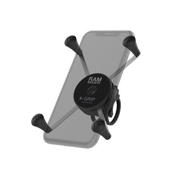 ラムマウント Xグリップ（M）＆Zipタイセット φ12.7-42.6mm対応 一体式 RAM MOUNTS
