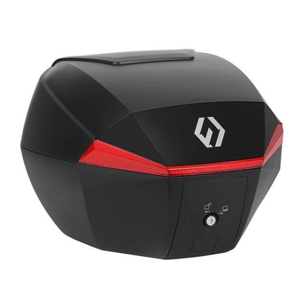 フルヒトロス リアボックス 35L用 SHIELD Top Case S トップケース バイク用 取り付けキット付属（ブラック/レッド） FURCH…