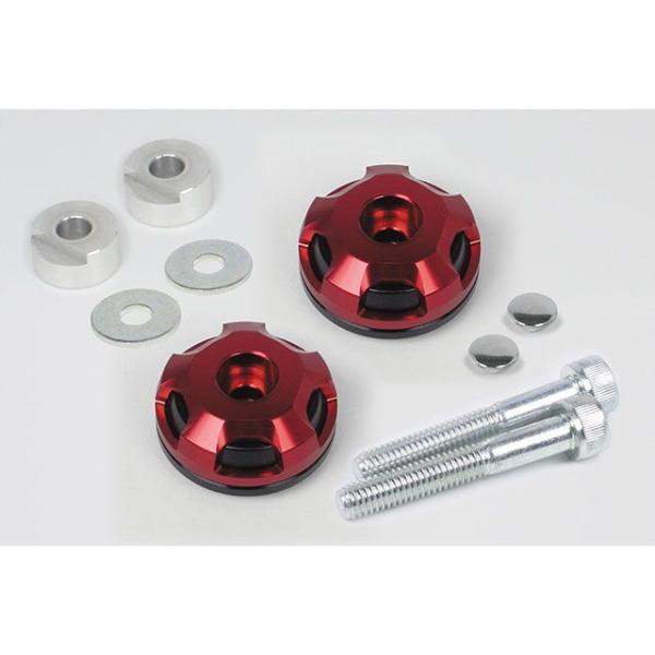 Sp武川 スーパーカブ110 保証 スーパーカブ50 2ピースバーエンド レッド ブラック Takegawa