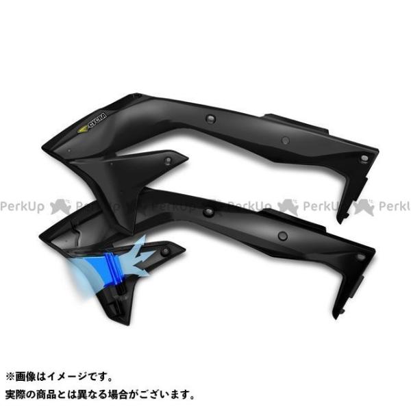 サイクラ KXF450 KAWASAKI パワーフローインテークラジエターシュラウド KXF450（16-17） カラー ブラック CYCRA
