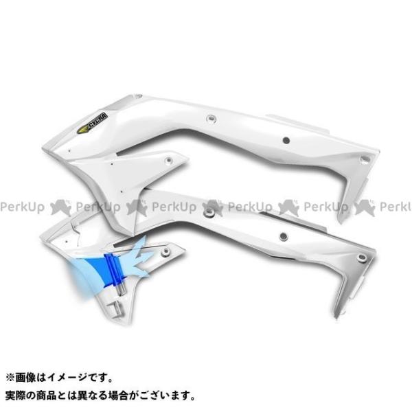 サイクラ KXF450 KAWASAKI パワーフローインテークラジエターシュラウド KXF450（16-17） カラー ホワイト CYCRA