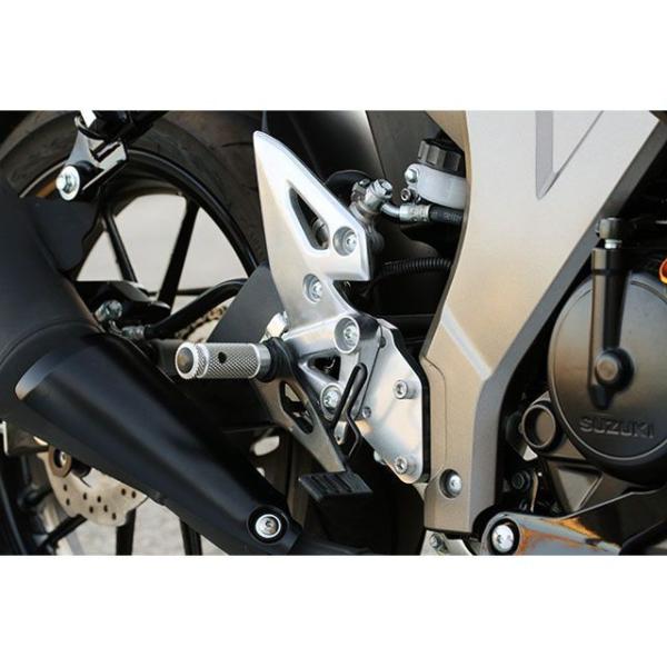 ベビーフェイス GSX-R150 セットバックプレート(シルバー) BABYFACE バイク :283223-1211418:パークアップ!店 通販 BABYFACE ベビーフェイス セットバックプレート Ninja250 Ninja400