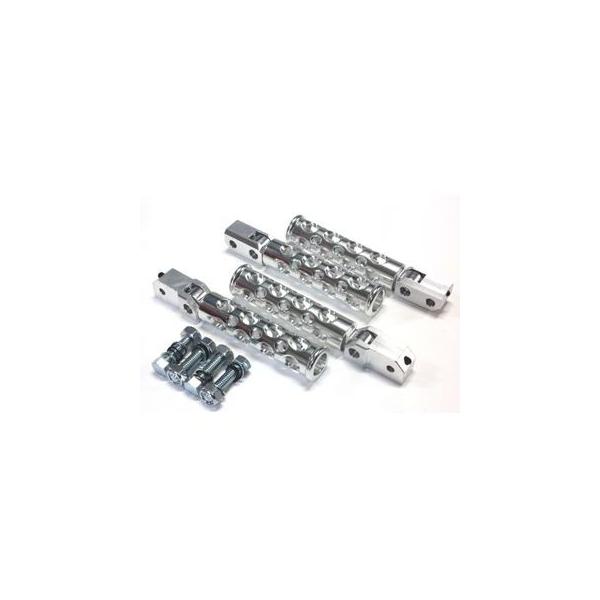 25%OFF 美品 ガレージTF スティード400 ステップ コンバットフットペグ セット ビラーゴ250(VIRAGO) コンバットフットペグ(ブラック) フロント&リアセット ガレージT&F