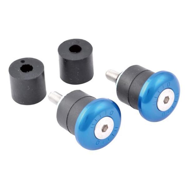 日東（自転車） 自転車 ハンドル （バーエンドキャップ） フラットバー用 アルミ 内径Φ15.5〜17.0mm（ブルー） NITTO