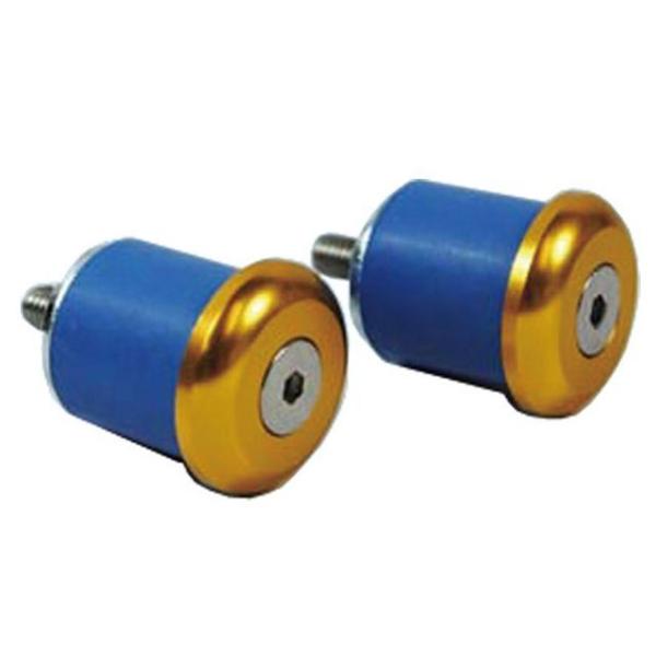 日東（自転車） 自転車 ハンドル （バーエンドキャップ） フラットバー用 アルミ 内径Φ20.0〜22.0mm（ゴールド） NITTO