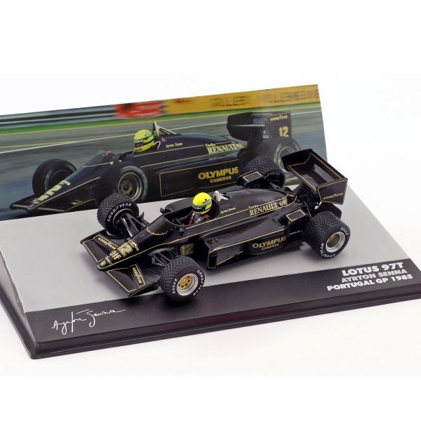 アイルトンセナ 模型 1/43 スケール ロータス 97T #12 1985 ポルトガル 