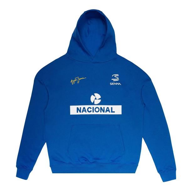 フーディ アイルトン・セナ ナシオナル プルオーバー フーディ モータースポーツ ウェア AyrtonSenna NACIONAL PULLOVER HOODIE MENS 爆買