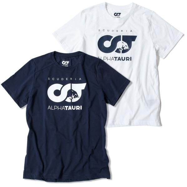 アルファタウリ Tシャツ スクーデリア チーム ロゴ モーター アルファタウリ Tシャツ スクーデリア チーム ロゴ モーター