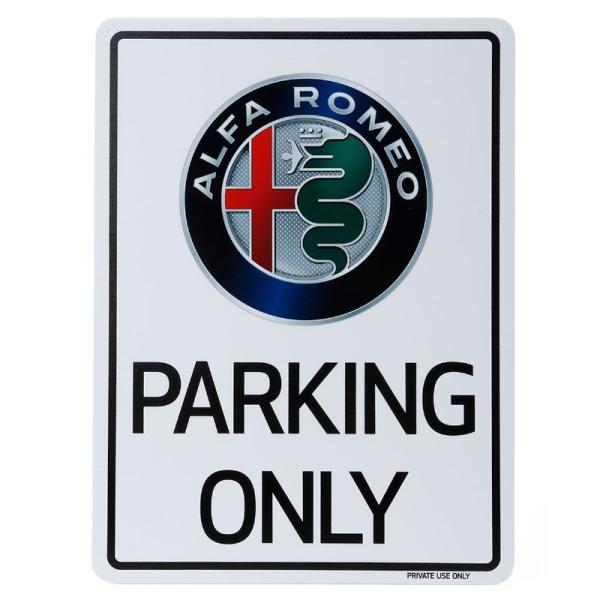 アルファロメオ 雑貨 PARKING ONLY ボード 車 Alfa Romeo