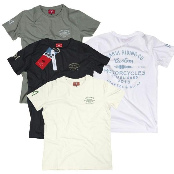 Tシャツ マリア ライディング カンパニー ハンドクラフト Tシャツ バイク ウェア トップス Maria Riding Company