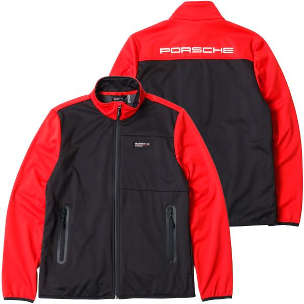 アウター ポルシェ FW ソフトシェル ジャケット モータースポーツ
