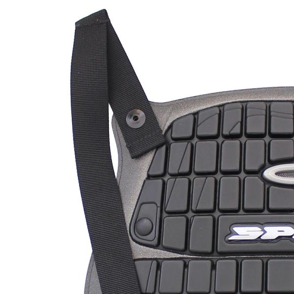 SPIDI オプションCE胸部プロテクター WARRIOR CHEST を装着するためのコネクションストラップです。ジャケット内側のアタッチメント部分に通してご使用ください。